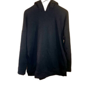 Lululemon Cut Above Hoodie Expression Heathered Black Sz 10 Casual Athleisure